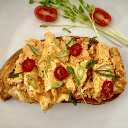 kimchi scrambled eggs
