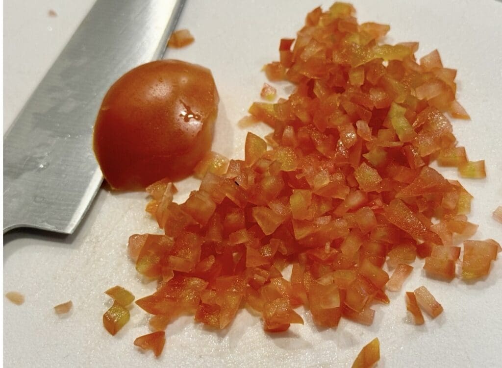 chopped tomatoes
