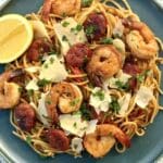 prawn and chorizo pasta
