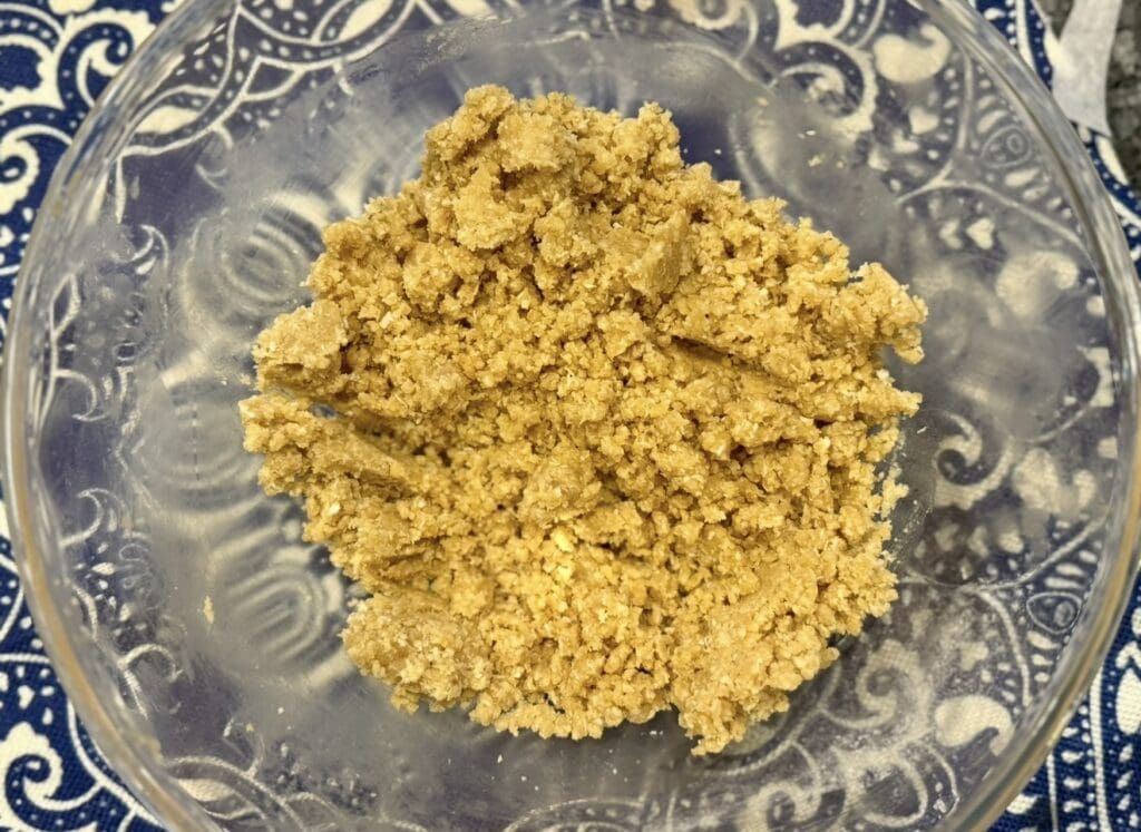 making the biscuit base