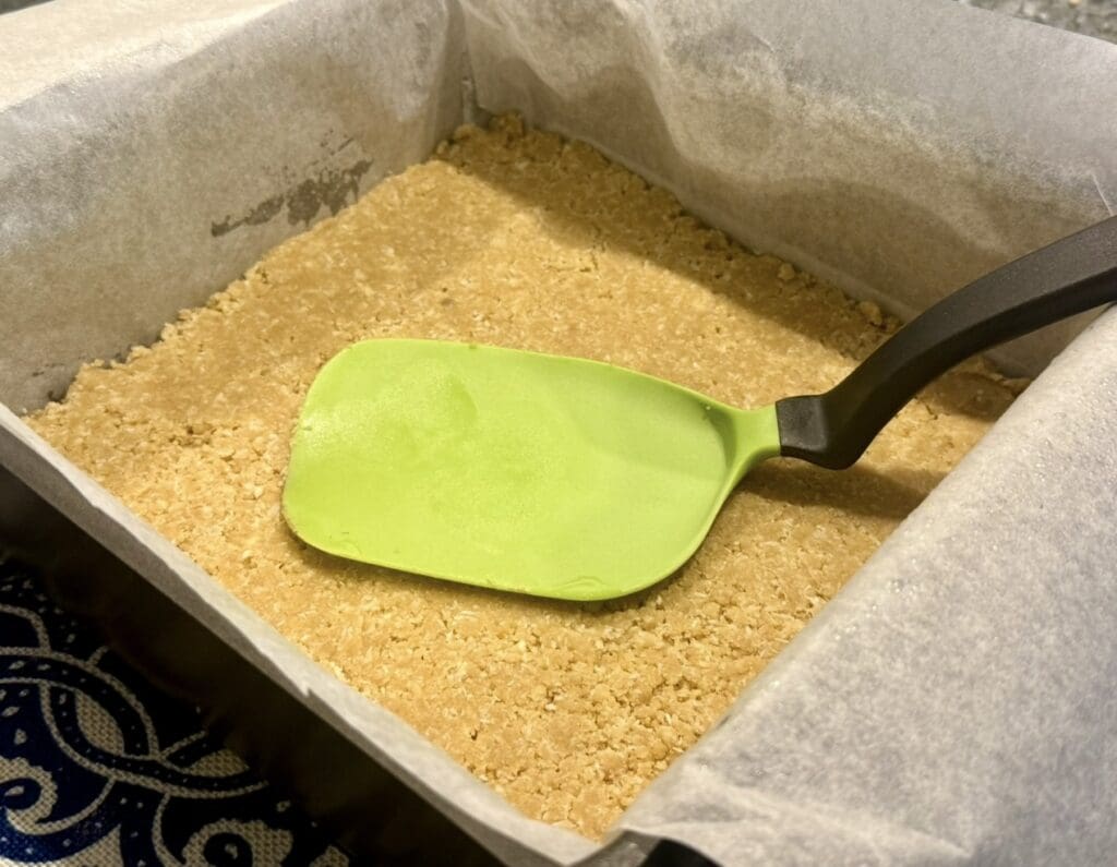 making the biscuit base