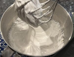 whipping marshmallow