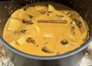 cooking curry in rice cooker