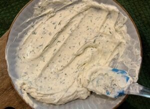 making cream cheese mix