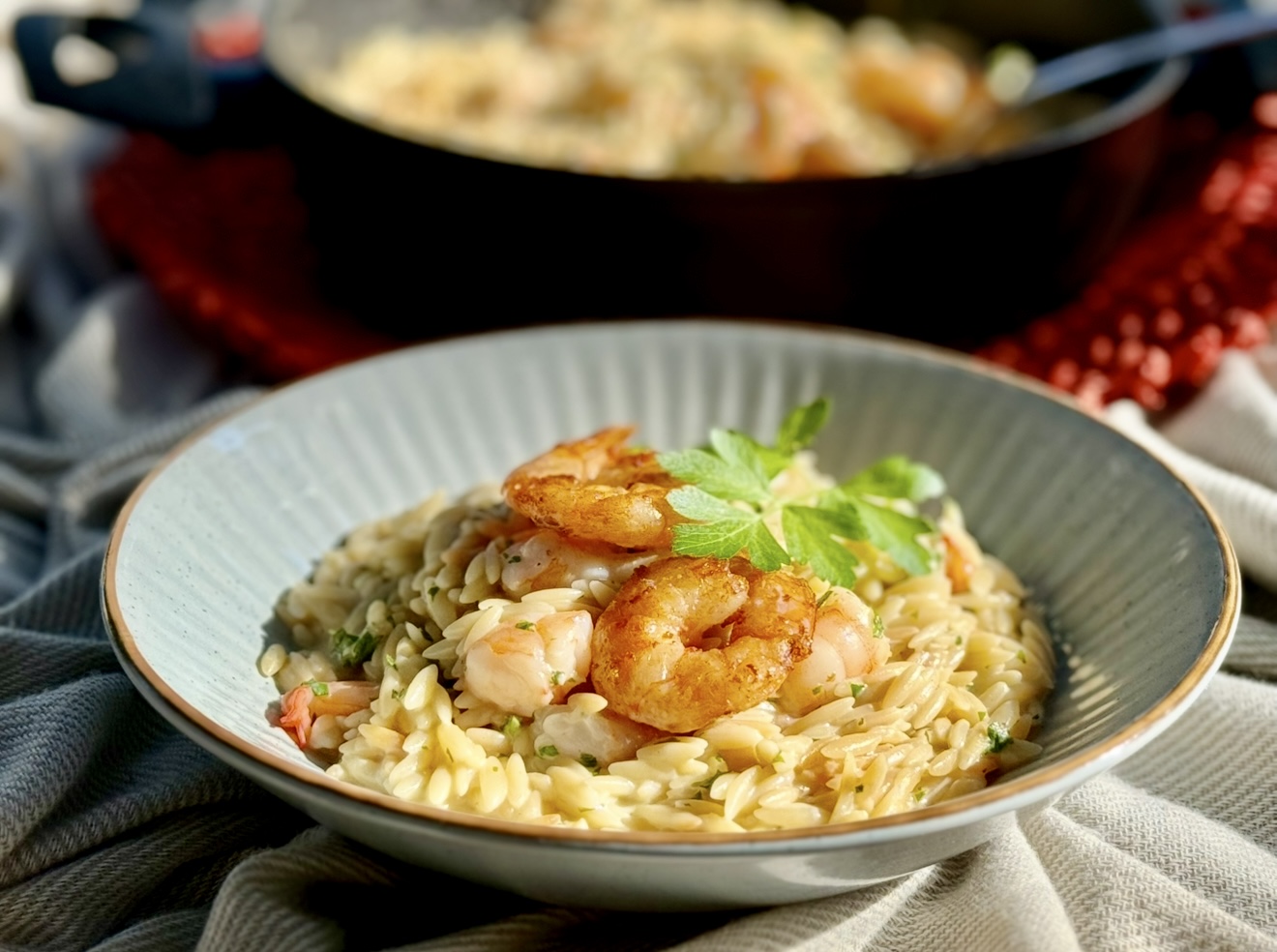 Shrimp Orzo