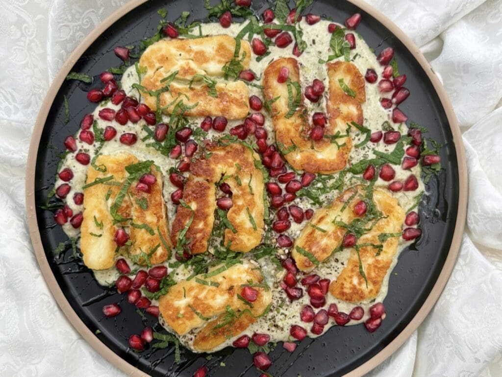 Pan fried Halloumi
